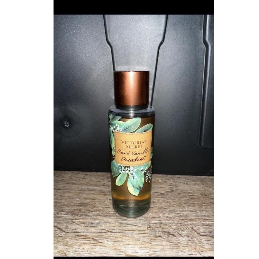 Victorias Secret Mist Decadent Bare Vanilla Warm Amber Body Spray Vicki Secret